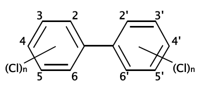 Polychlorinated biphenyl structure.svg